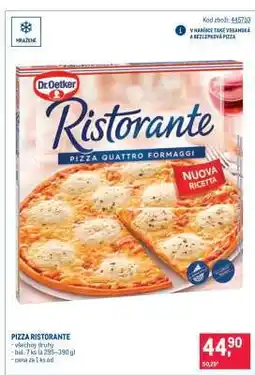 Makro Pizza Ristorante nabídka