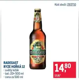 Makro Radegast Ryze Hořká 12 nabídka