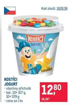 Makro Kostíci jogurt nabídka