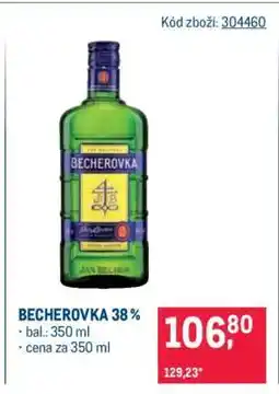 Makro Becherovka 38 % nabídka