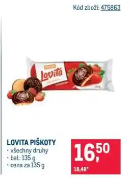 Makro Lovita Piškoty nabídka