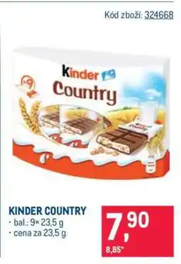 Makro KINDER COUNTRY nabídka