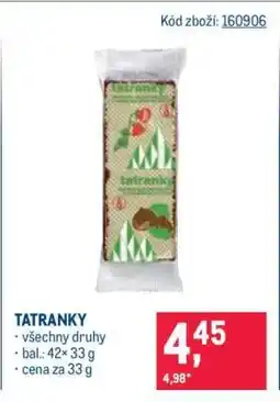 Makro Tatranky nabídka