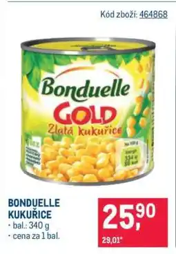Makro BONDUELLE Kukuřice nabídka