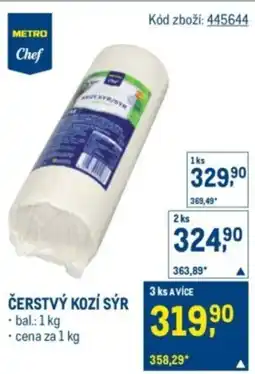 Makro Čerstvý kozí sýr nabídka