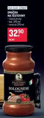 Makro Omáčka na těstoviny nabídka