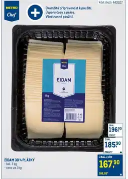 Makro Eidam 30% plátky nabídka