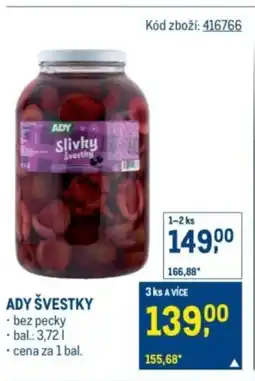 Makro Ady švestky nabídka