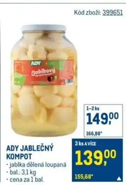 Makro Ady jablečný kompot nabídka
