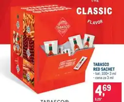 Makro Tabasco red sachet nabídka