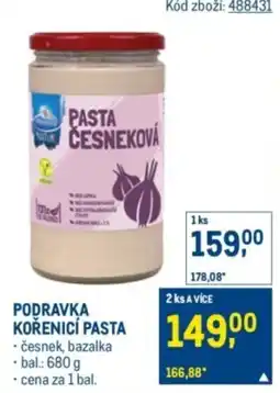 Makro Podravka kořenicí pasta nabídka