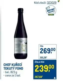 Makro Chef kuřecí tekutý fond nabídka