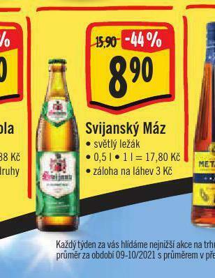 Pivo svijanský máz