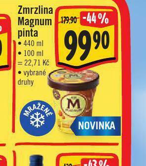 Jip Zmrzlina magnum pinta nabídka