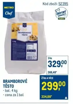 Makro Bramborové Tésto nabídka