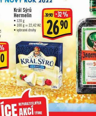 Jip Král sýrů hermelín nabídka