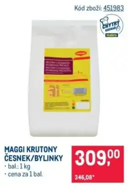 Makro Maggi krutony česnek/bylinky nabídka
