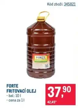 Makro Forte fritovací olej nabídka