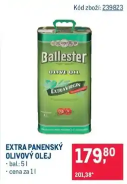 Makro Extra panenský olivý olej nabídka
