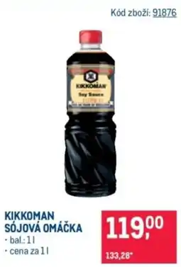Makro Kikkoman sójová omáčka nabídka