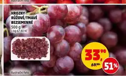 Penny Market Hrozny tmavé bezsemenné nabídka