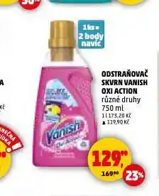 Penny Market Vanish oxi action odstraňovač skvrn nabídka