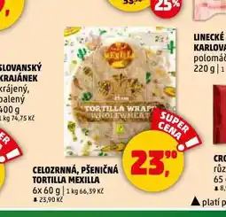 Penny Market Pšeničná tortilla mexilla nabídka