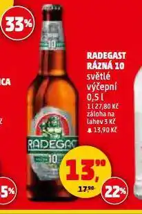 Penny Market Pivo radegast nabídka