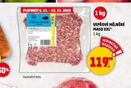 Penny Market Vepřové mělněné maso nabídka