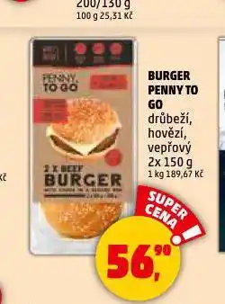 Penny Market Burger nabídka