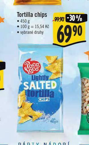 Jip Tortilla chips nabídka