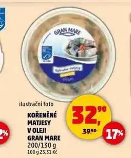 Penny Market Kořeněné matjesy v oleji gran mare nabídka