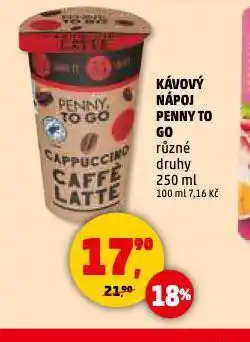 Penny Market Kávový nápoj nabídka
