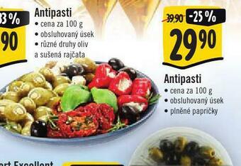 Jip Antipasti nabídka