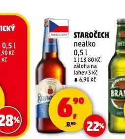 Penny Market Pivo staročech nealko nabídka