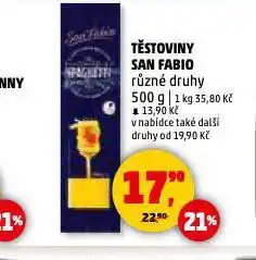 Penny Market Těstoviny san fabio nabídka