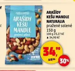 Penny Market Arašídy, kešu a mandle nabídka