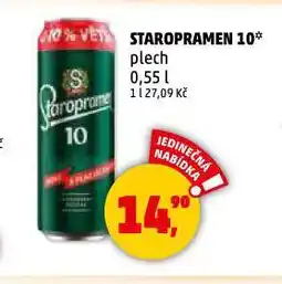 Penny Market Pivo staropramen nabídka