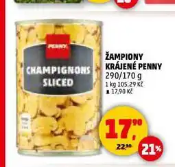 Penny Market Žampiony krájené nabídka