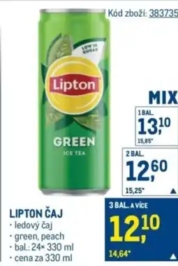 Makro Lipton čaj nabídka
