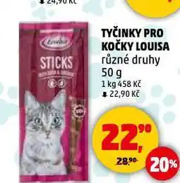 Penny Market Louisa tyčinky pro kočky nabídka