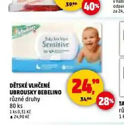 Penny Market Bebelino dětské vlhčené ubrousky nabídka