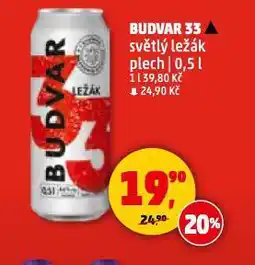 Penny Market Pivo budvar 33 nabídka