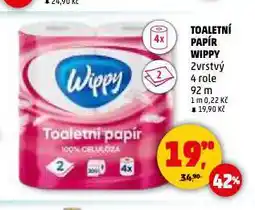 Penny Market Wippy toaletní papír nabídka