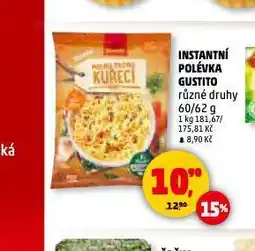 Penny Market Polévka instantní gustito nabídka