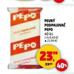 Penny Market Pepo pevný podpalovač nabídka
