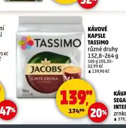 Penny Market Tassimo kávové kapsle nabídka