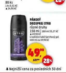 Penny Market Str8 deosprej nabídka