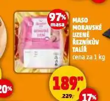 Penny Market Maso moravské uzené nabídka