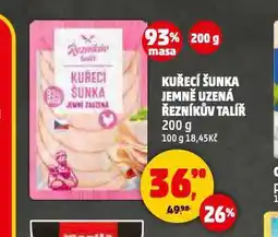 Penny Market Kuřecí šunka jemně uzená nabídka